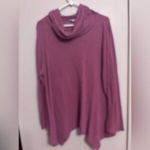 Sonoma Women's Mauve Cowl Neck Sweater